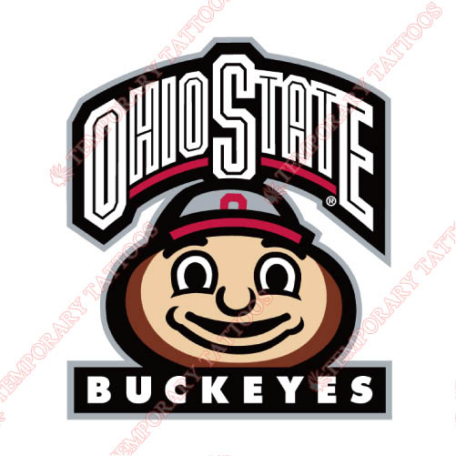 Ohio State Buckeyes Customize Temporary Tattoos Stickers NO.5759